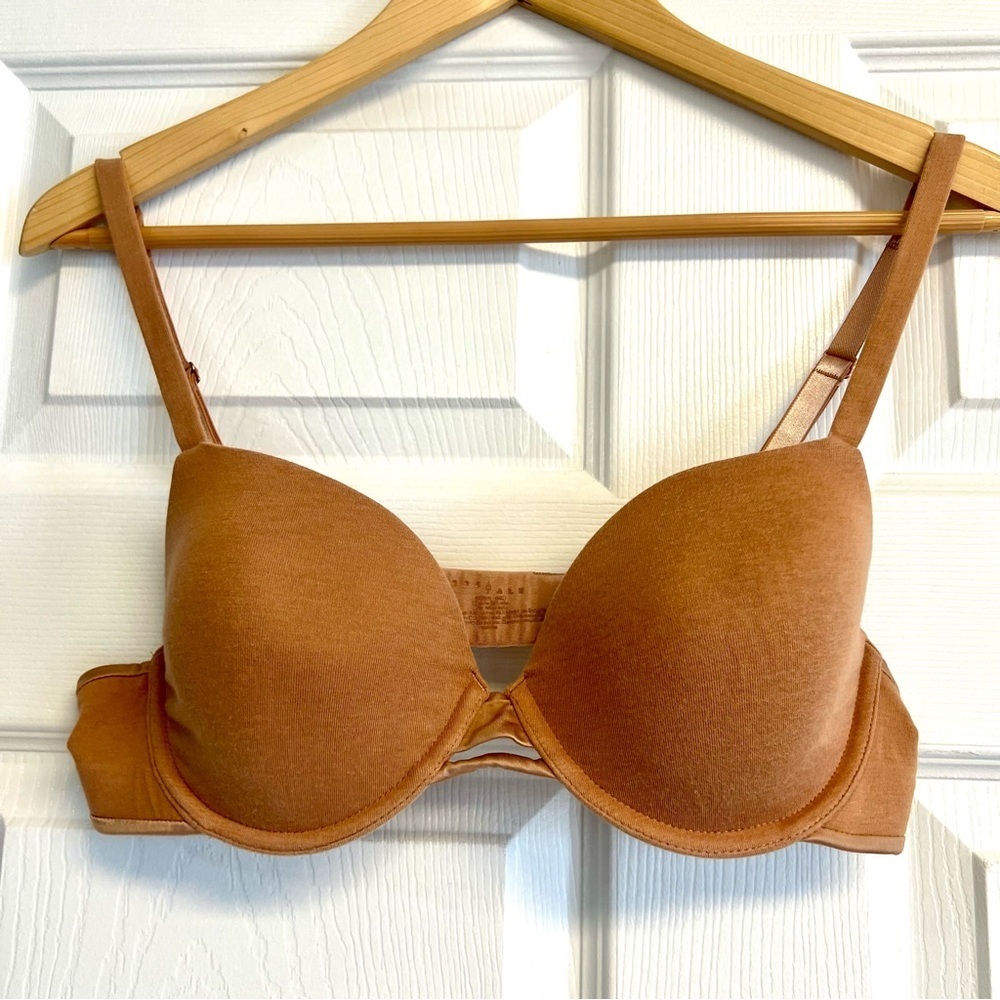 Tell Tale Women's brown Underwire Back Closure T-shirt Bra size 36B basic